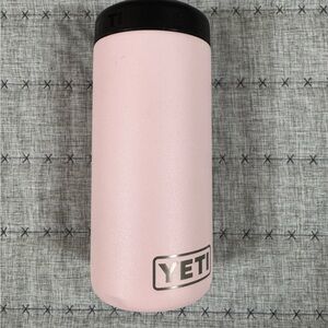 YETI Pink Slim Can Koozie